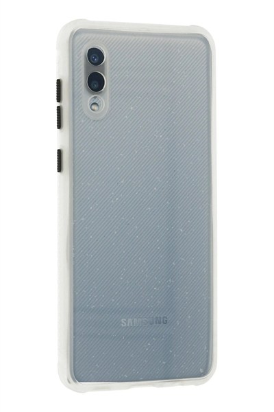 Mey İthalat®  Samsung Galaxy A02 Kılıf Miami Şeffaf Silikon - Şeffaf