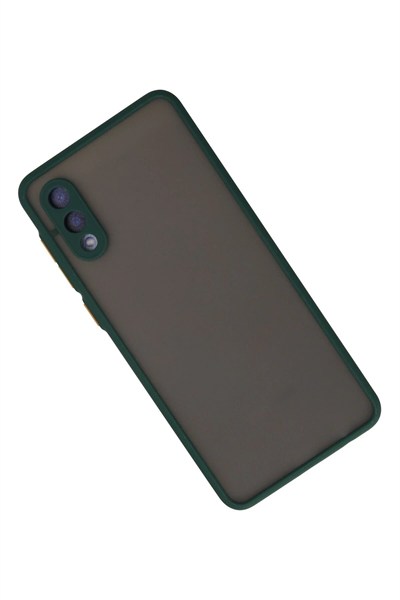 Mey İthalat®  Samsung Galaxy A02 Kılıf Montreal Silikon Kapak - Yeşil