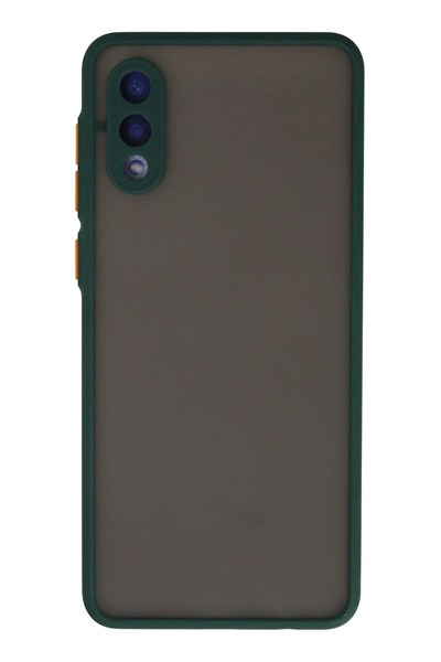 Mey İthalat®  Samsung Galaxy A02 Kılıf Montreal Silikon Kapak - Yeşil
