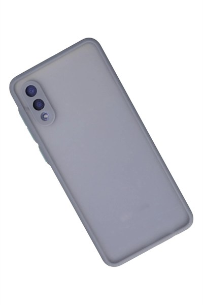 Mey İthalat®  Samsung Galaxy A02 Kılıf Montreal Silikon Kapak - Gri