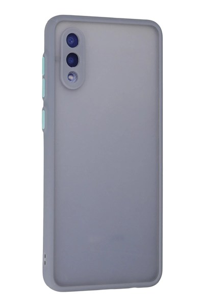 Mey İthalat®  Samsung Galaxy A02 Kılıf Montreal Silikon Kapak - Gri