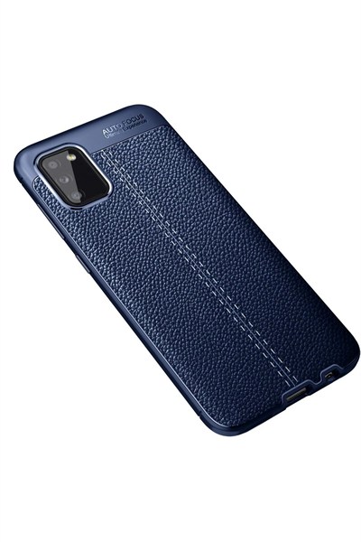 Mey İthalat®  Samsung Galaxy A02S Kılıf Auto Focus Kapak - Lacivert