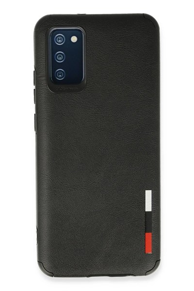 Mey İthalat®  Samsung Galaxy A02S Kılıf Loop Deri Silikon - Siyah