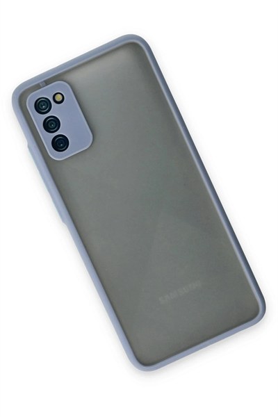 Mey İthalat®  Samsung Galaxy A02S Kılıf Montreal Silikon Kapak - Gri