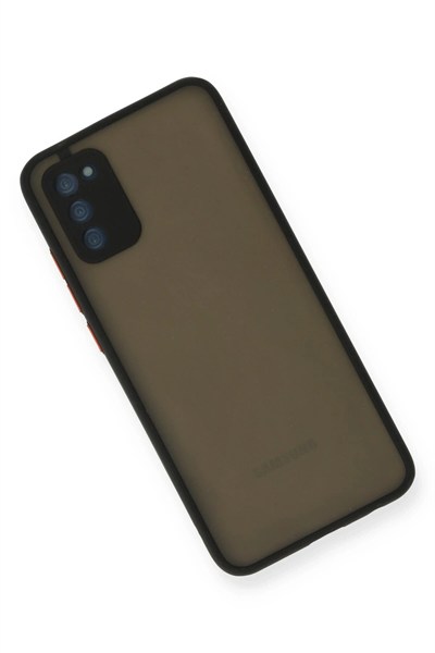 Mey İthalat®  Samsung Galaxy A02S Kılıf Montreal Silikon Kapak - Siyah