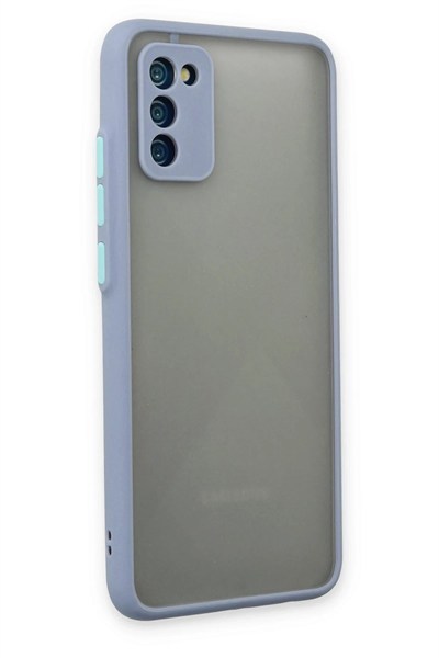 Mey İthalat®  Samsung Galaxy A02S Kılıf Montreal Silikon Kapak - Gri
