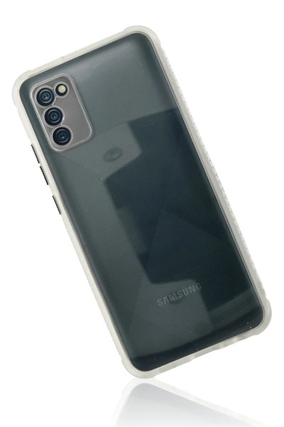 Mey İthalat®  Samsung Galaxy A02S Kılıf Miami Şeffaf Silikon - Şeffaf