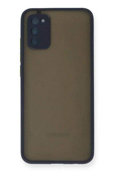Mey İthalat®  Samsung Galaxy A02S Kılıf Montreal Silikon Kapak - Lacivert