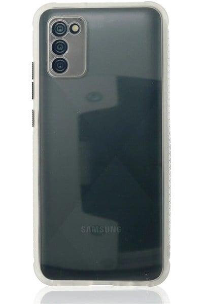 Mey İthalat®  Samsung Galaxy A02S Kılıf Miami Şeffaf Silikon - Şeffaf