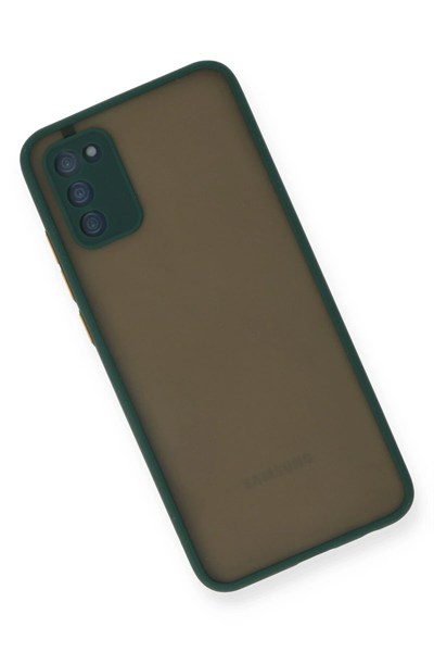 Mey İthalat®  Samsung Galaxy A02S Kılıf Montreal Silikon Kapak - Yeşil
