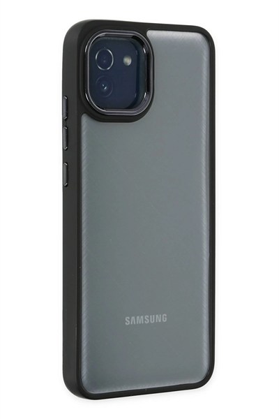 Mey İthalat®  Samsung Galaxy A03 Kılıf Dora Kapak - Siyah