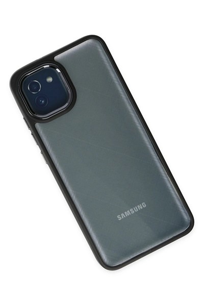 Mey İthalat®  Samsung Galaxy A03 Kılıf Dora Kapak - Siyah