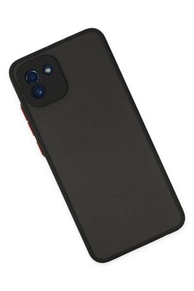 Mey İthalat®  Samsung Galaxy A03 Kılıf Montreal Silikon Kapak - Siyah