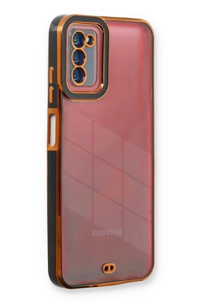 Mey İthalat®  Samsung Galaxy A03S Kılıf Liva Lens Silikon - Siyah