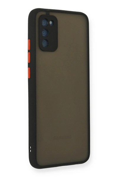 Mey İthalat®  Samsung Galaxy A03S Kılıf Montreal Silikon Kapak - Siyah