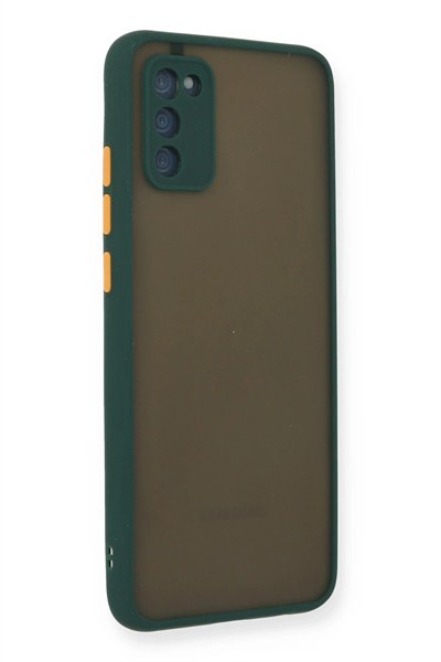 Mey İthalat®  Samsung Galaxy A03S Kılıf Montreal Silikon Kapak - Yeşil