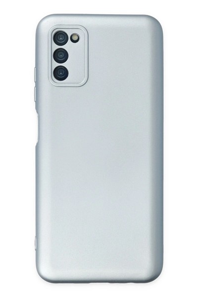 Mey İthalat®  Samsung Galaxy A03S Kılıf Nano içi Kadife Silikon - Sky Blue
