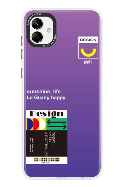 Mey İthalat®  Samsung Galaxy A04 Kılıf Estoril Desenli Kapak - Estoril - 4