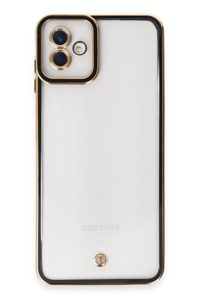 Mey İthalat®  Samsung Galaxy A04 Kılıf Liva Lens Silikon - Siyah