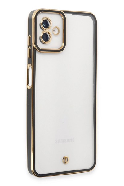 Mey İthalat®  Samsung Galaxy A04 Kılıf Liva Lens Silikon - Siyah