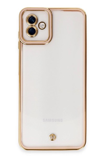 Mey İthalat®  Samsung Galaxy A04 Kılıf Liva Lens Silikon - Rose