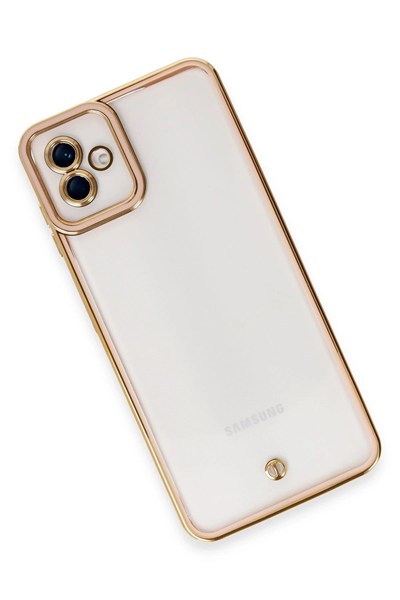 Mey İthalat®  Samsung Galaxy A04 Kılıf Liva Lens Silikon - Rose