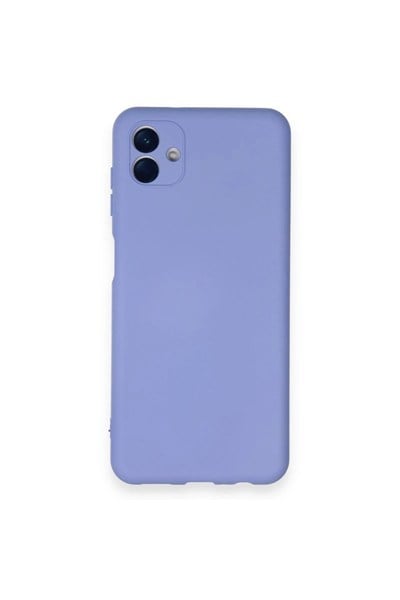 Mey İthalat®  Samsung Galaxy A04 Kılıf Nano içi Kadife Silikon - Lila