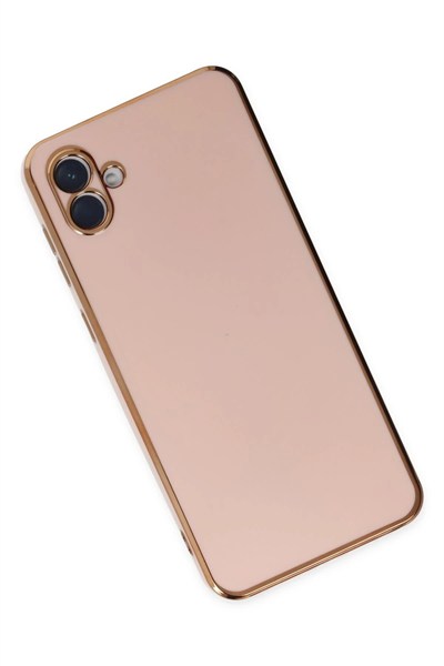 Mey İthalat®  Samsung Galaxy A04 Kılıf Volet Silikon - Pembe