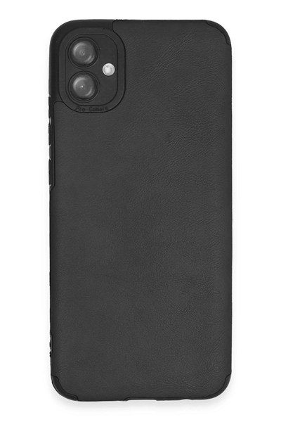 Mey İthalat®  Samsung Galaxy A04E Kılıf Loop Deri Silikon - Siyah