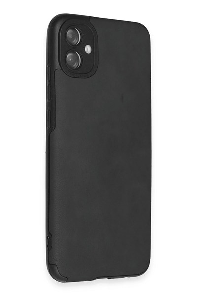 Mey İthalat®  Samsung Galaxy A04E Kılıf Loop Deri Silikon - Siyah