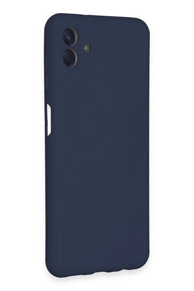 Mey İthalat®  Samsung Galaxy A04E Kılıf Nano içi Kadife Silikon - Lacivert