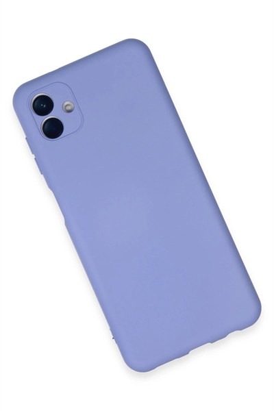 Mey İthalat®  Samsung Galaxy A04E Kılıf Nano içi Kadife Silikon - Lila