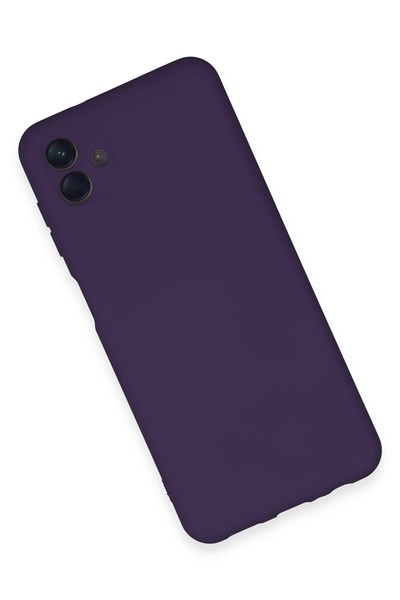 Mey İthalat®  Samsung Galaxy A04E Kılıf Nano içi Kadife Silikon - Mor