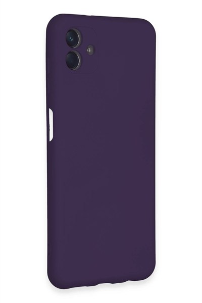 Mey İthalat®  Samsung Galaxy A04E Kılıf Nano içi Kadife Silikon - Mor