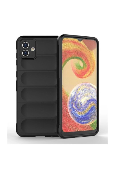 Mey İthalat®  Samsung Galaxy A04E Kılıf Optimum Silikon - Siyah