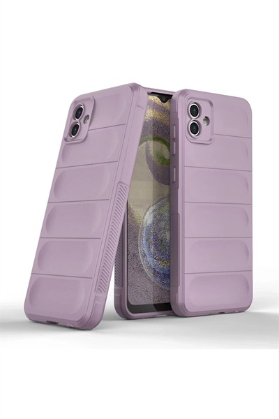 Mey İthalat®  Samsung Galaxy A04E Kılıf Optimum Silikon - Mor