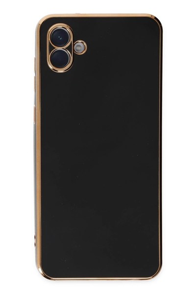 Mey İthalat®  Samsung Galaxy A04E Kılıf Volet Silikon - Siyah