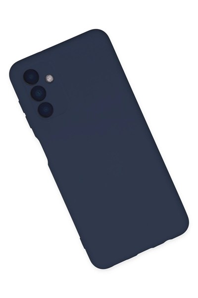 Mey İthalat®  Samsung Galaxy A04S Kılıf Nano içi Kadife Silikon - Lacivert