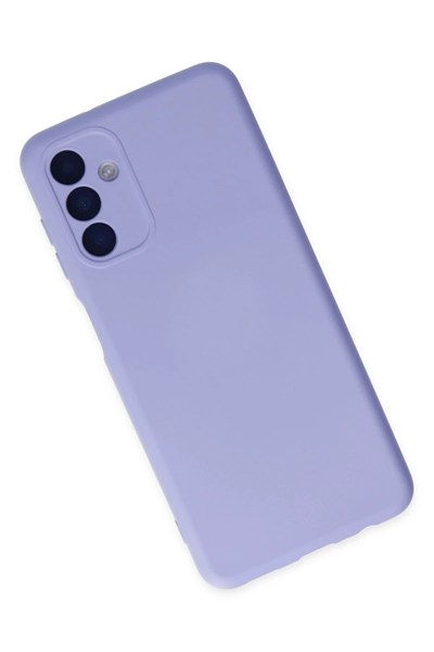 Mey İthalat®  Samsung Galaxy A04S Kılıf Nano içi Kadife Silikon - Lila