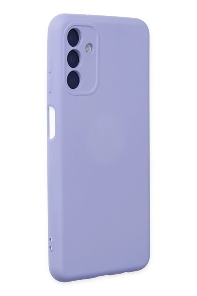 Mey İthalat®  Samsung Galaxy A04S Kılıf Nano içi Kadife Silikon - Lila