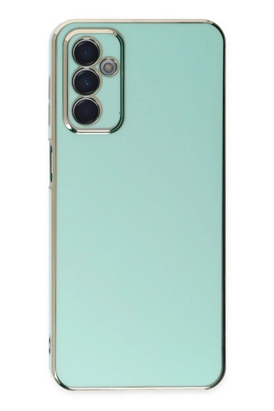 Mey İthalat®  Samsung Galaxy A04S Kılıf Volet Silikon - Açık Yeşil