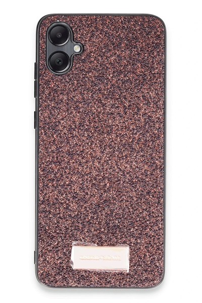 Mey İthalat®  Samsung Galaxy A05 Bright Simli Kapak - Derin Mor