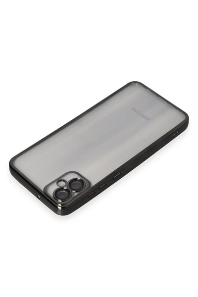 Mey İthalat®  Samsung Galaxy A05 Kılıf  Lensli Silikon - Siyah