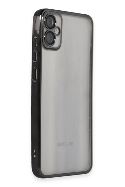 Mey İthalat®  Samsung Galaxy A05 Kılıf  Lensli Silikon - Siyah