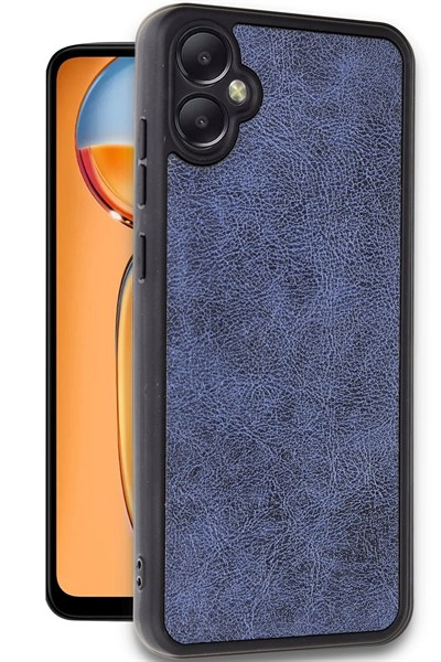 Mey İthalat®  Samsung Galaxy A05 Kılıf Aras Deri Kapak - Lacivert