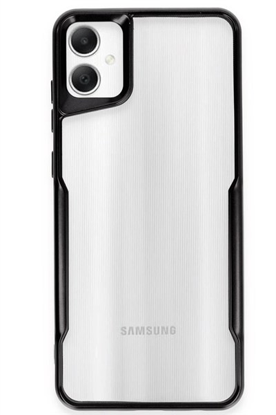 Mey İthalat®  Samsung Galaxy A05 Kılıf Boyi Silikon Kapak - Siyah