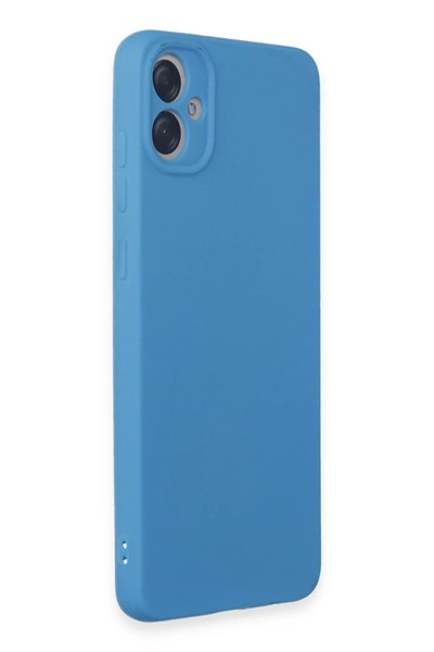 Mey İthalat®  Samsung Galaxy A05 Kılıf First Silikon - Mavi