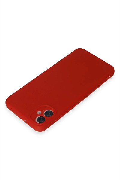 Mey İthalat®  Samsung Galaxy A05 Kılıf First Silikon - Kırmızı