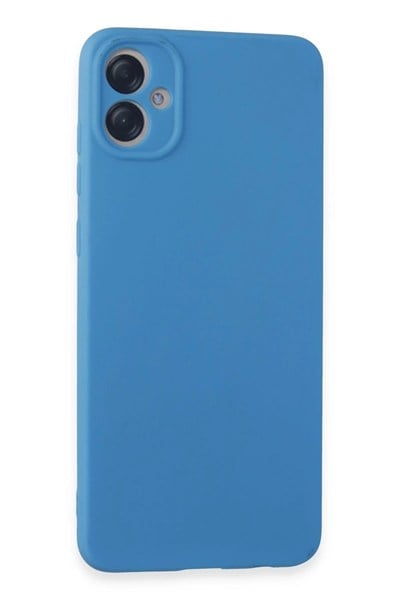 Mey İthalat®  Samsung Galaxy A05 Kılıf First Silikon - Mavi