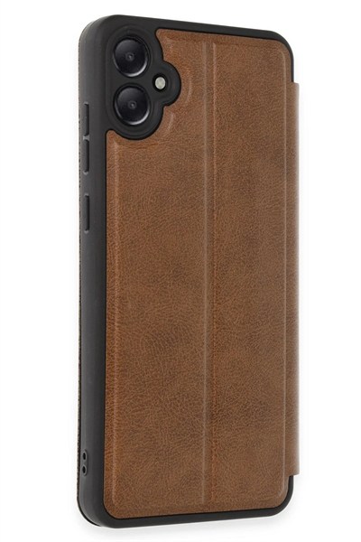 Mey İthalat®  Samsung Galaxy A05 Kılıf Flip Cover - Taba